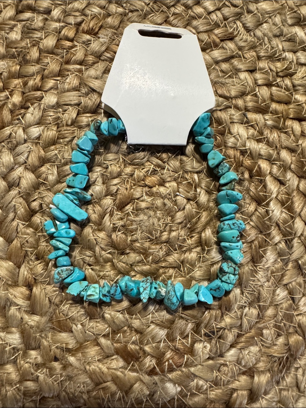 Turquoise Chip Stone Bracelet - Handmade Women’s Bracelet